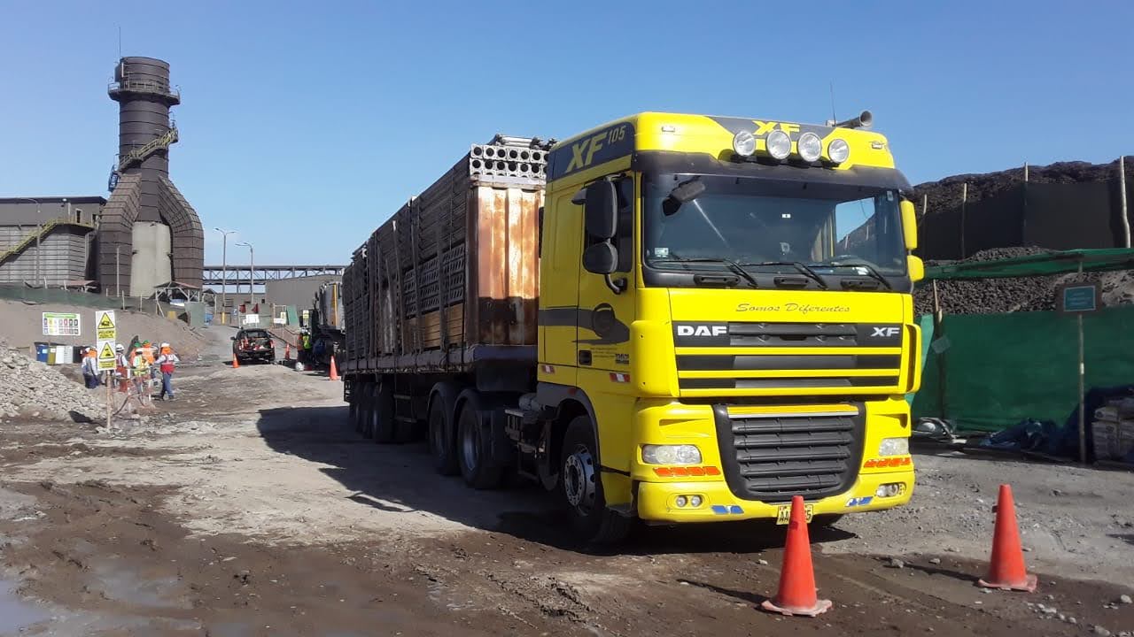 Camión cisterna para carga pesada